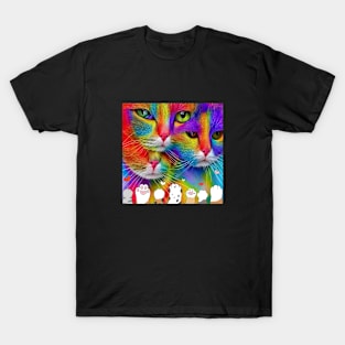 Colorful Cats T-Shirt